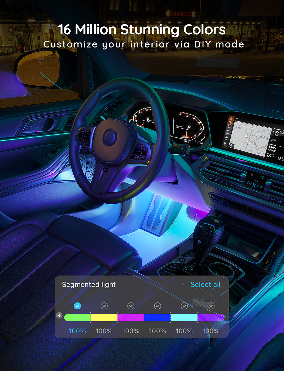 Govee RGBIC Interior Car Lights