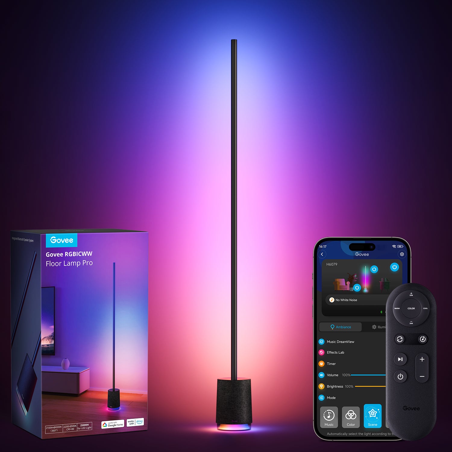 Govee RGBICWW Floor Lamp Pro