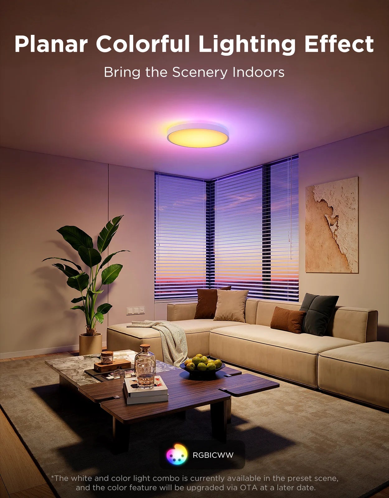 Govee Smart RGBICWW Ceiling Lights