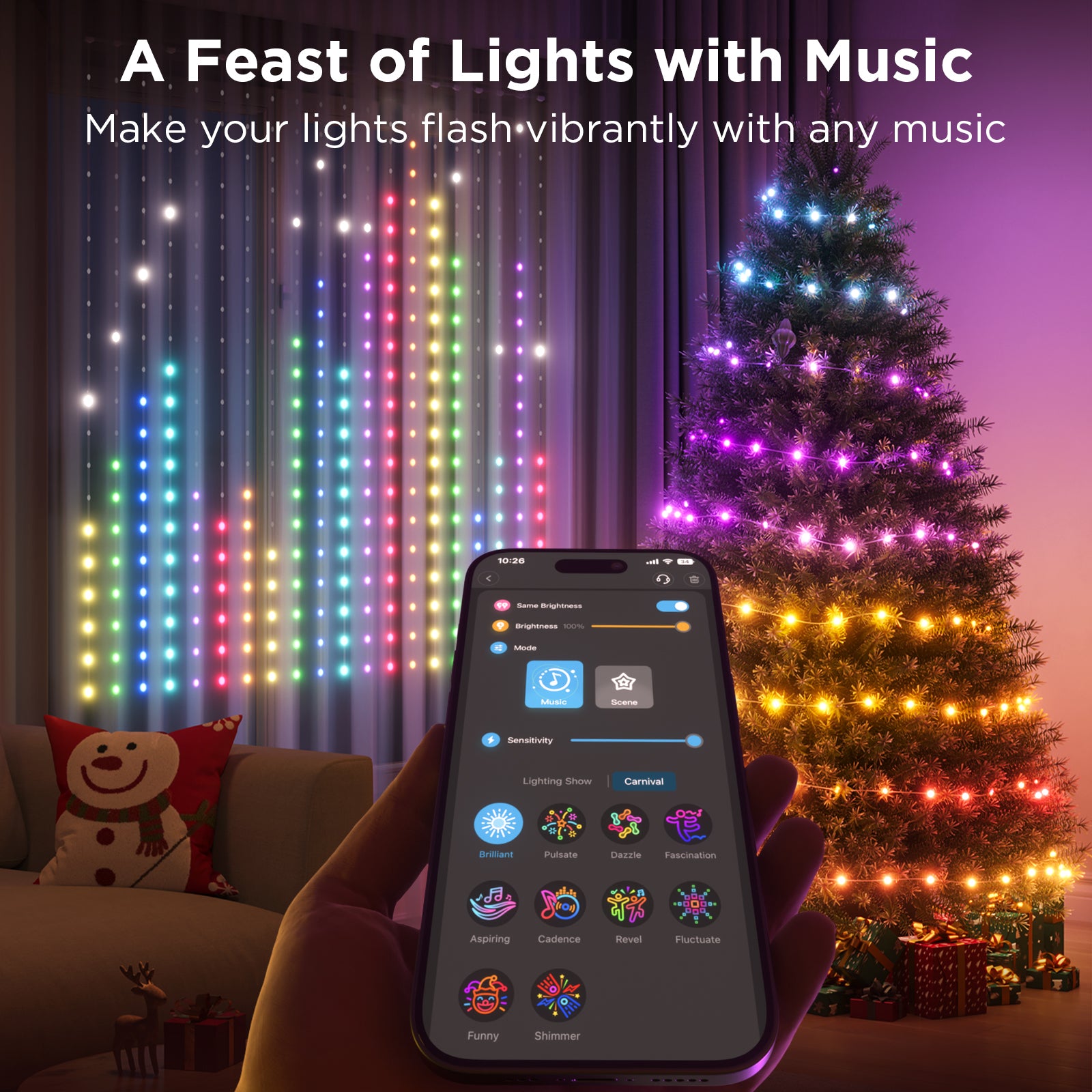 Govee Curtain Light Netflix Version