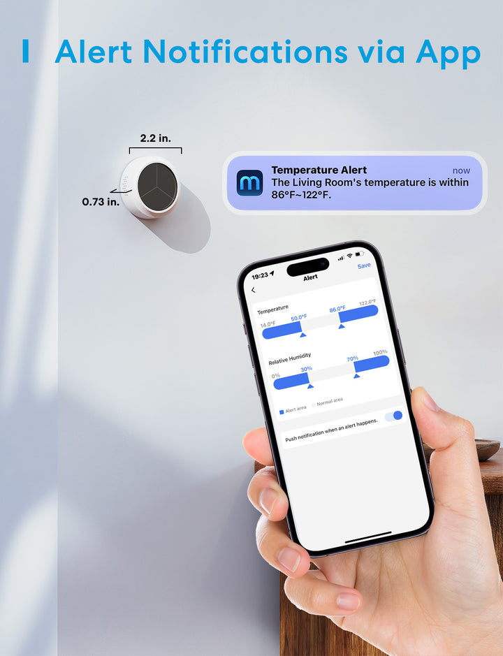 Meross Smart Temperature and Humidity Sensor