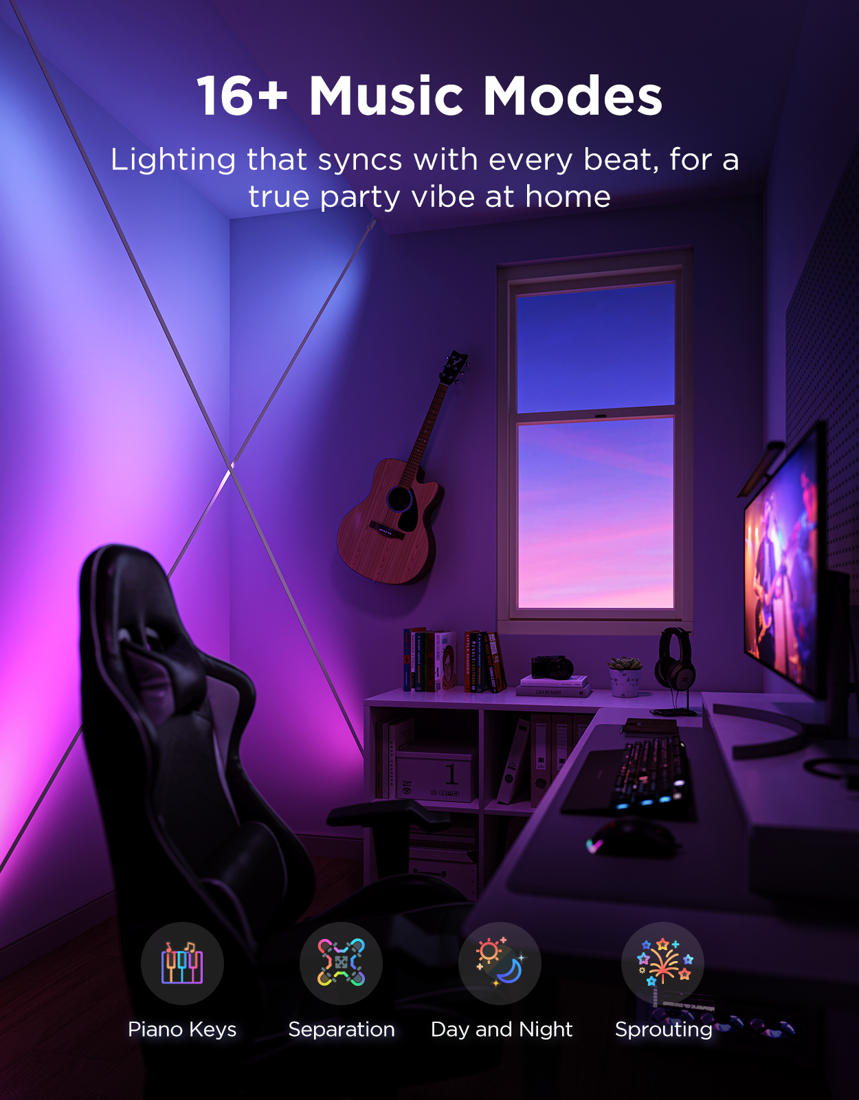 Govee Strip Light with Skyline Kit (4 Meter)