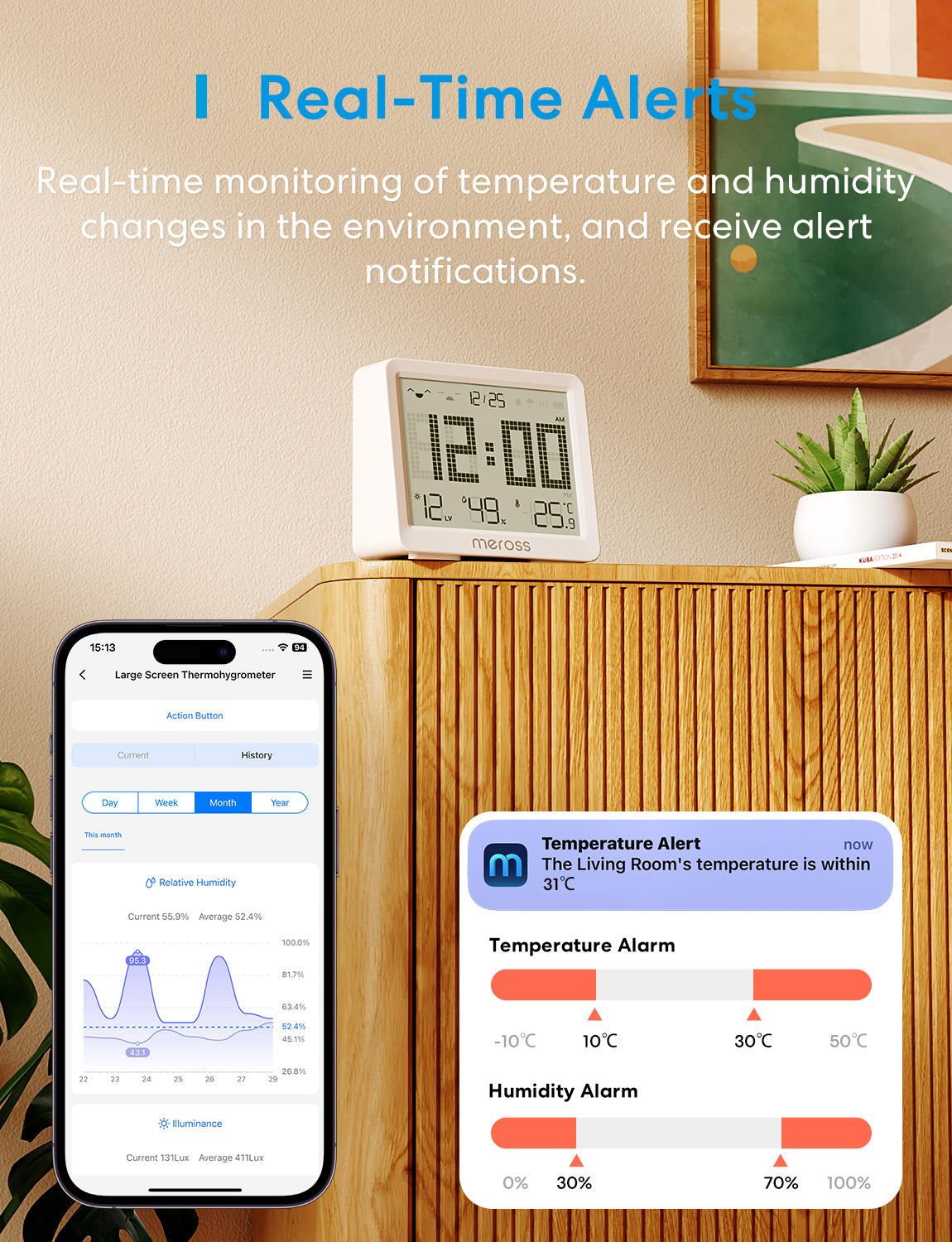 Meross Smart Temperature & Humidity Sensor
