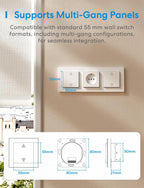 Meross Smart Roller Shutter Switch