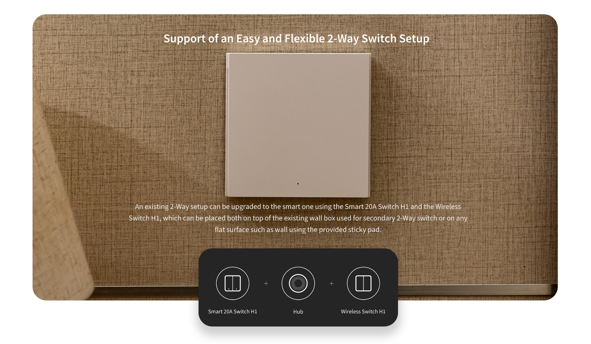 Aqara Smart 20A Wall Switch H1 (For Water Heaters, etc.)