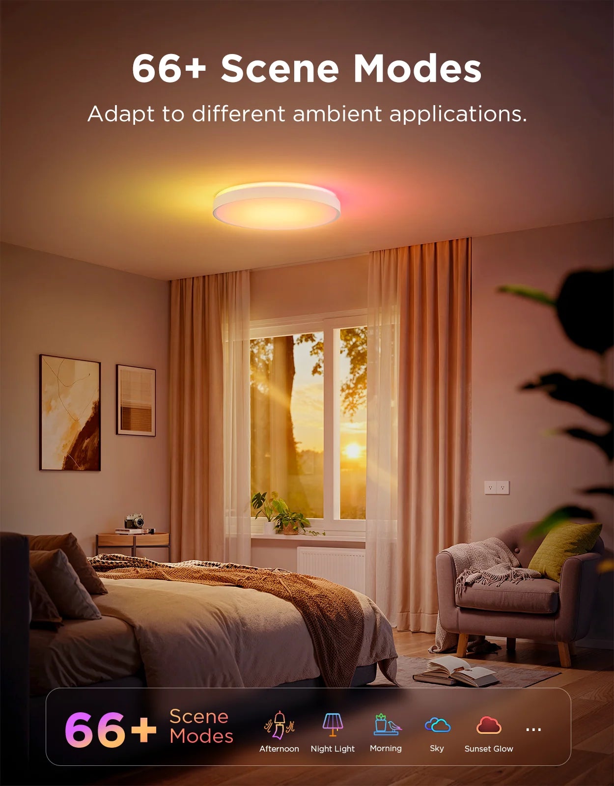 Govee Smart RGBICWW Ceiling Lights
