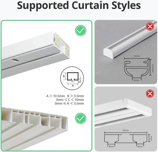 SwitchBot Curtain U-Rail 3