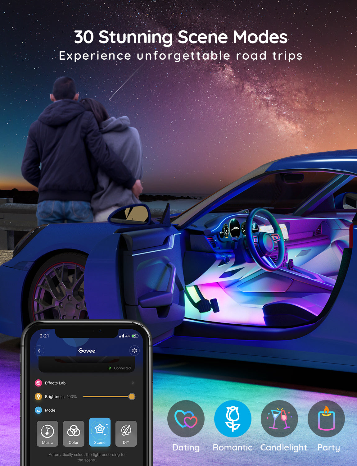 Govee RGBIC Interior Car Lights
