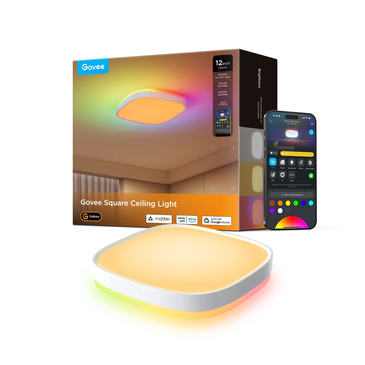 Govee Smart RGBICWW Ceiling Lights