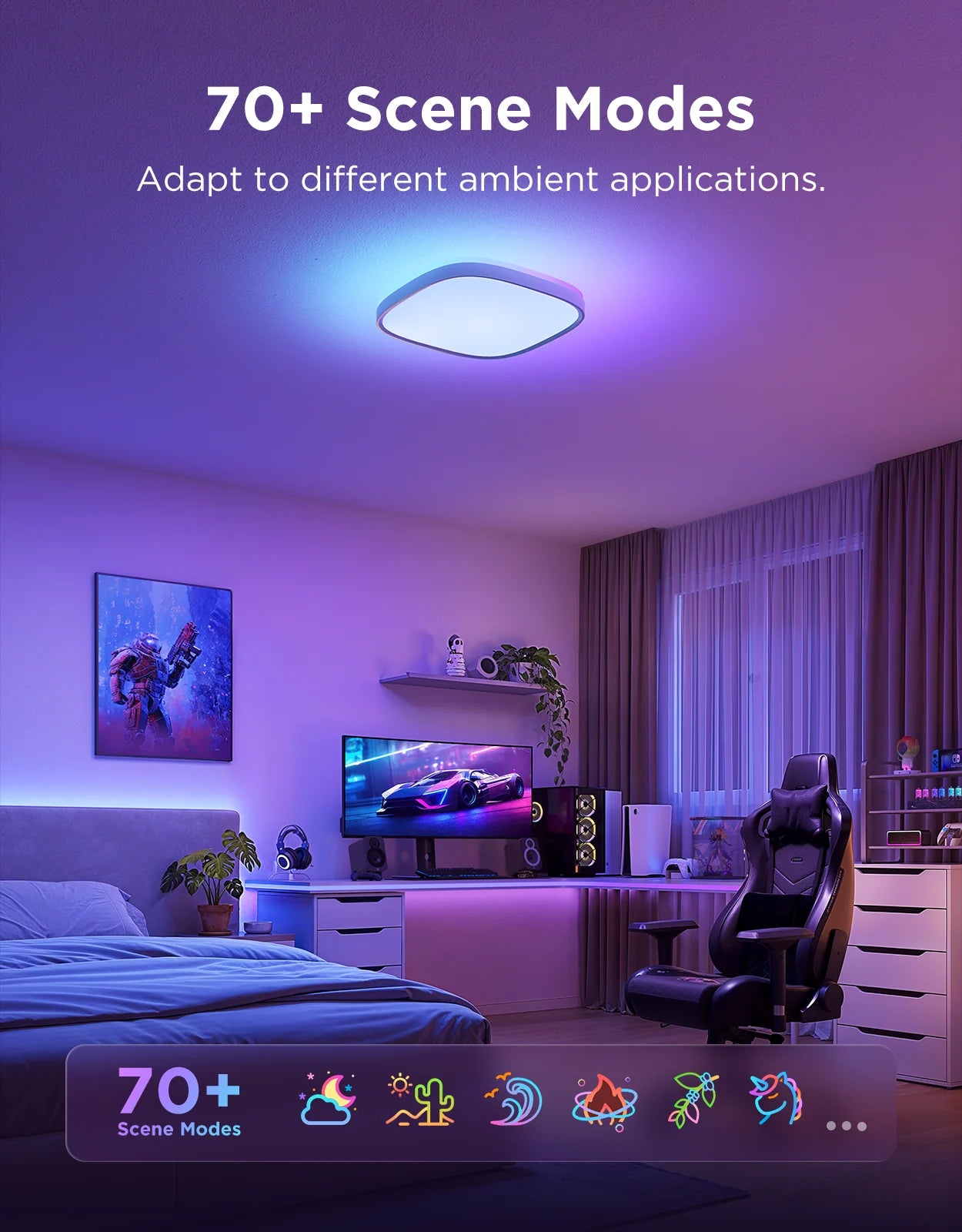 Govee Smart RGBICWW Ceiling Lights