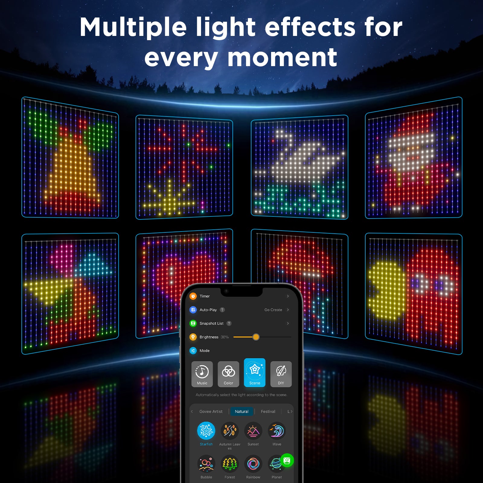 Govee Curtain Light Netflix Version