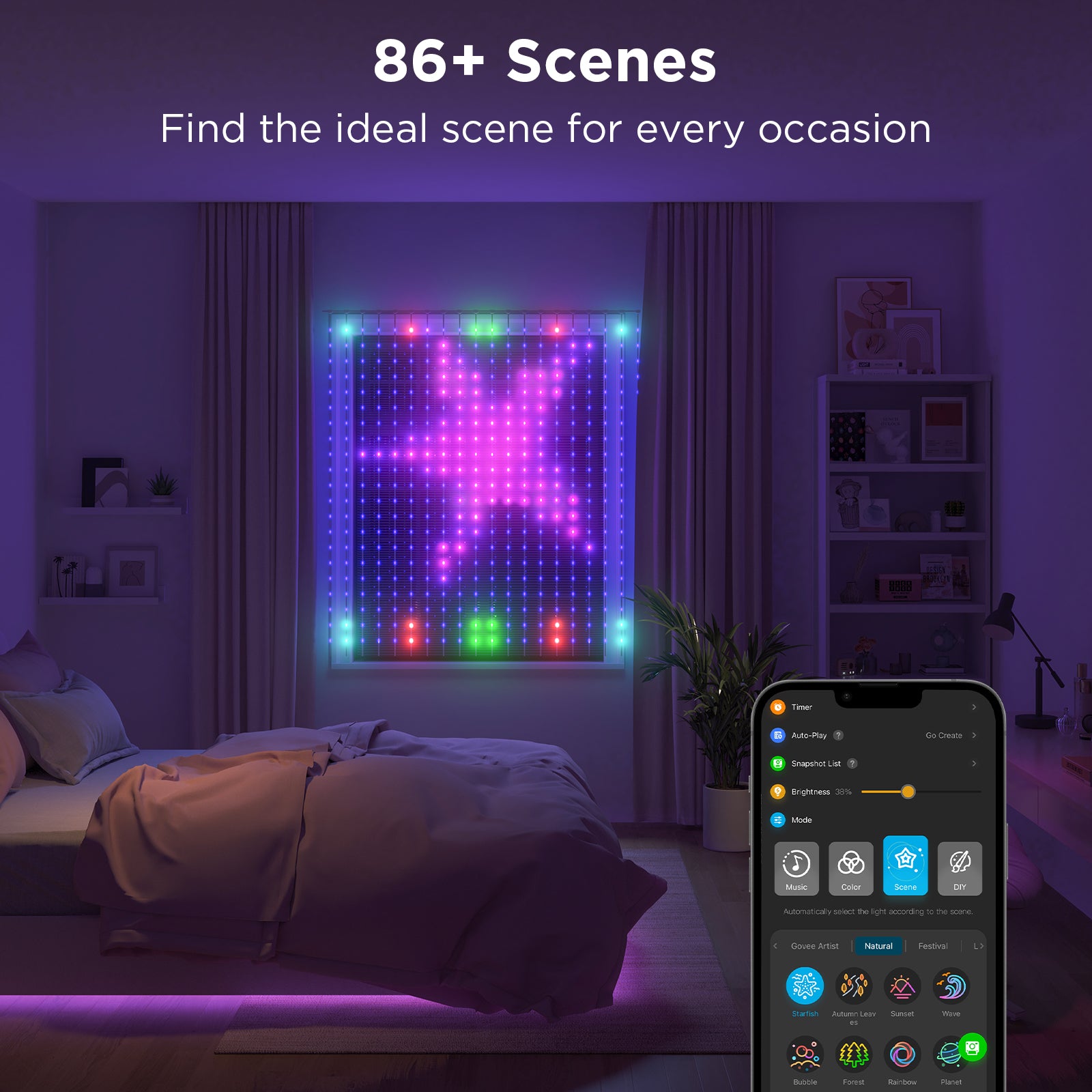Govee Curtain Light Netflix Version