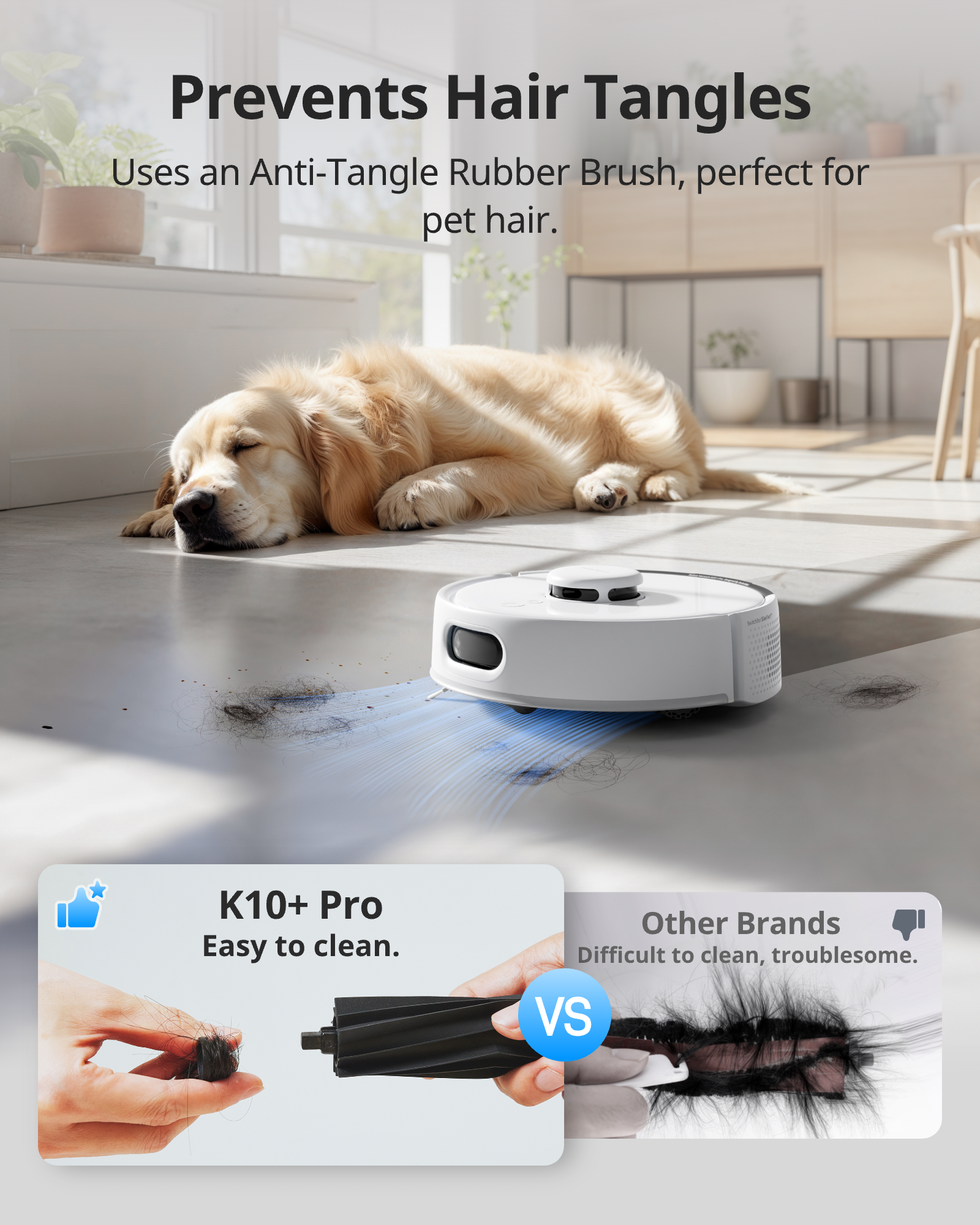 SwitchBot Mini Robot Vacuum K10+ Pro