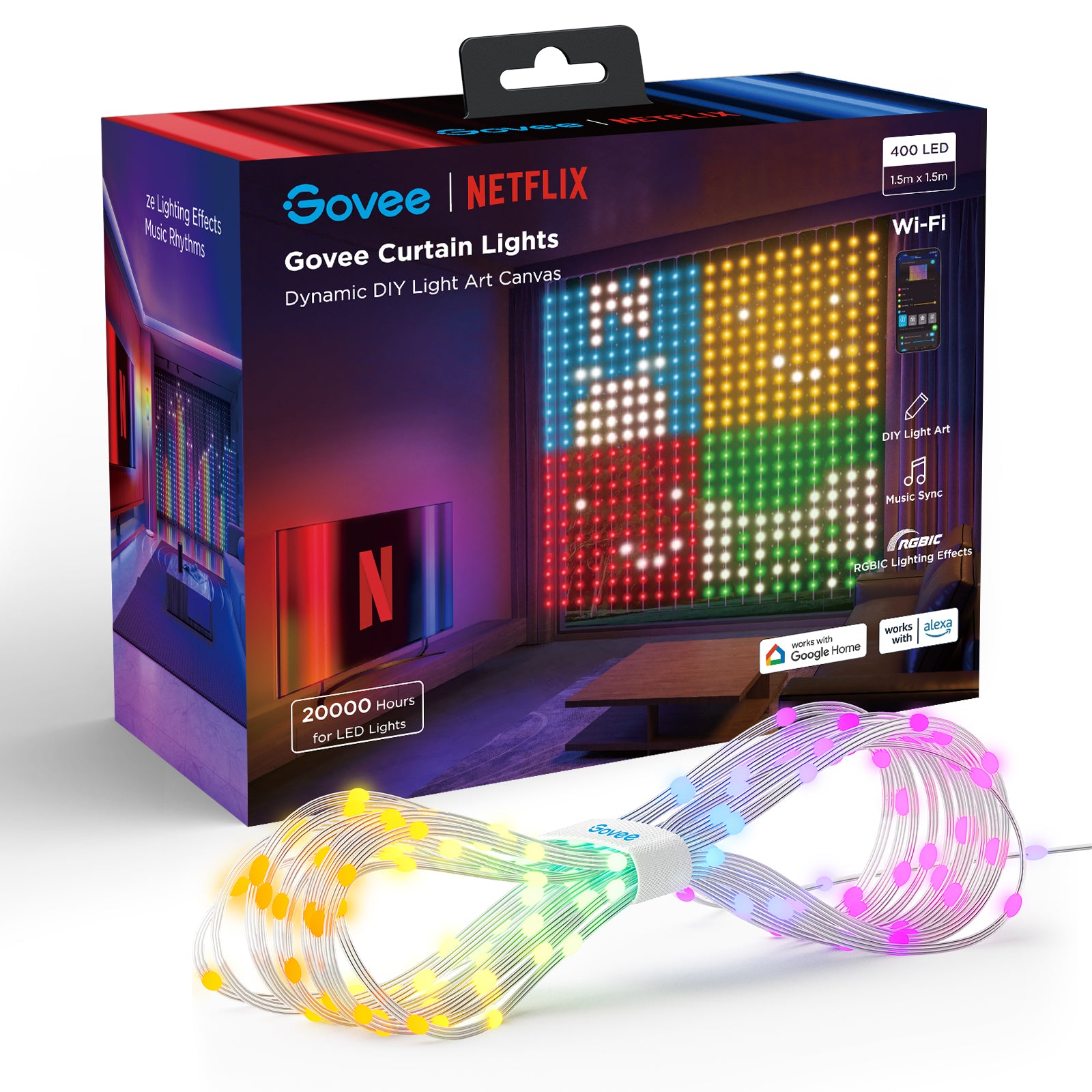 Govee Curtain Light Netflix Version