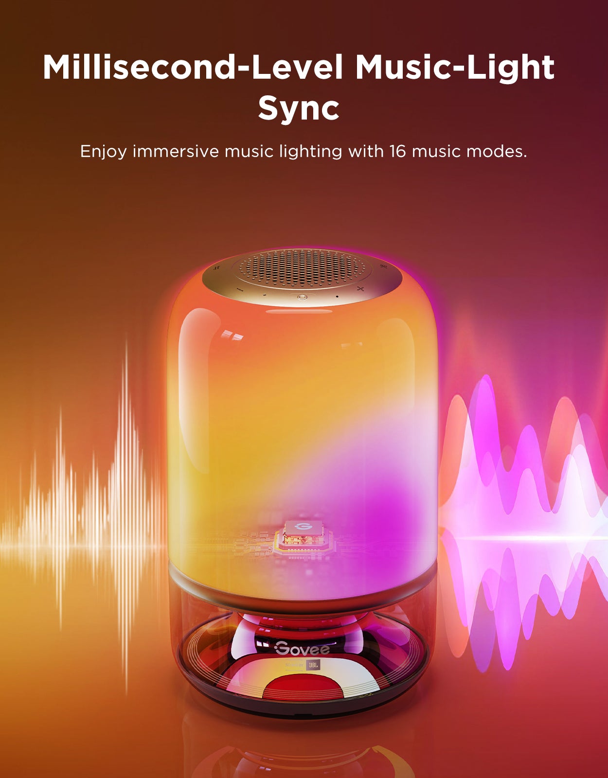 Govee Table Lamp 2 Pro x Sound by JBL
