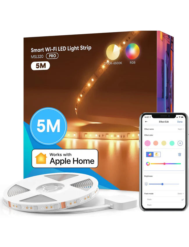 Meross Smart Wi-Fi LED Light Strip (5m)