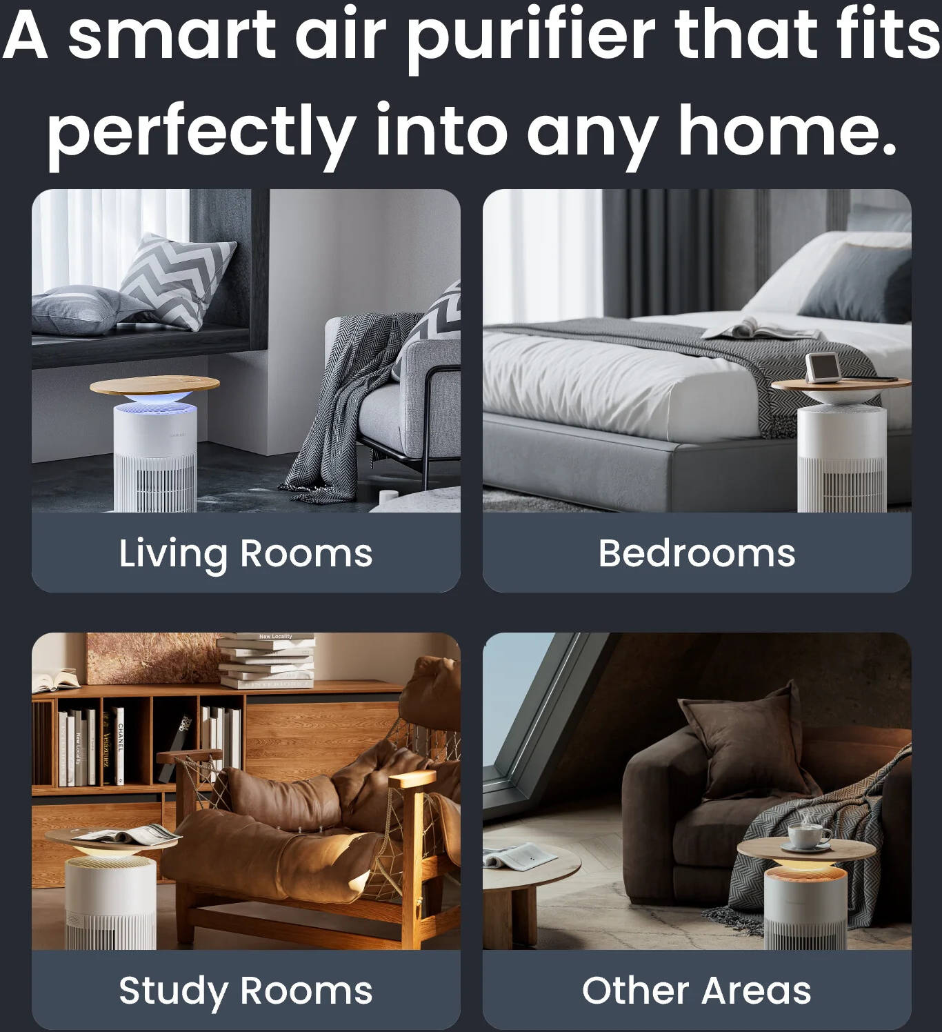SwitchBot Smart Air Purifier Table