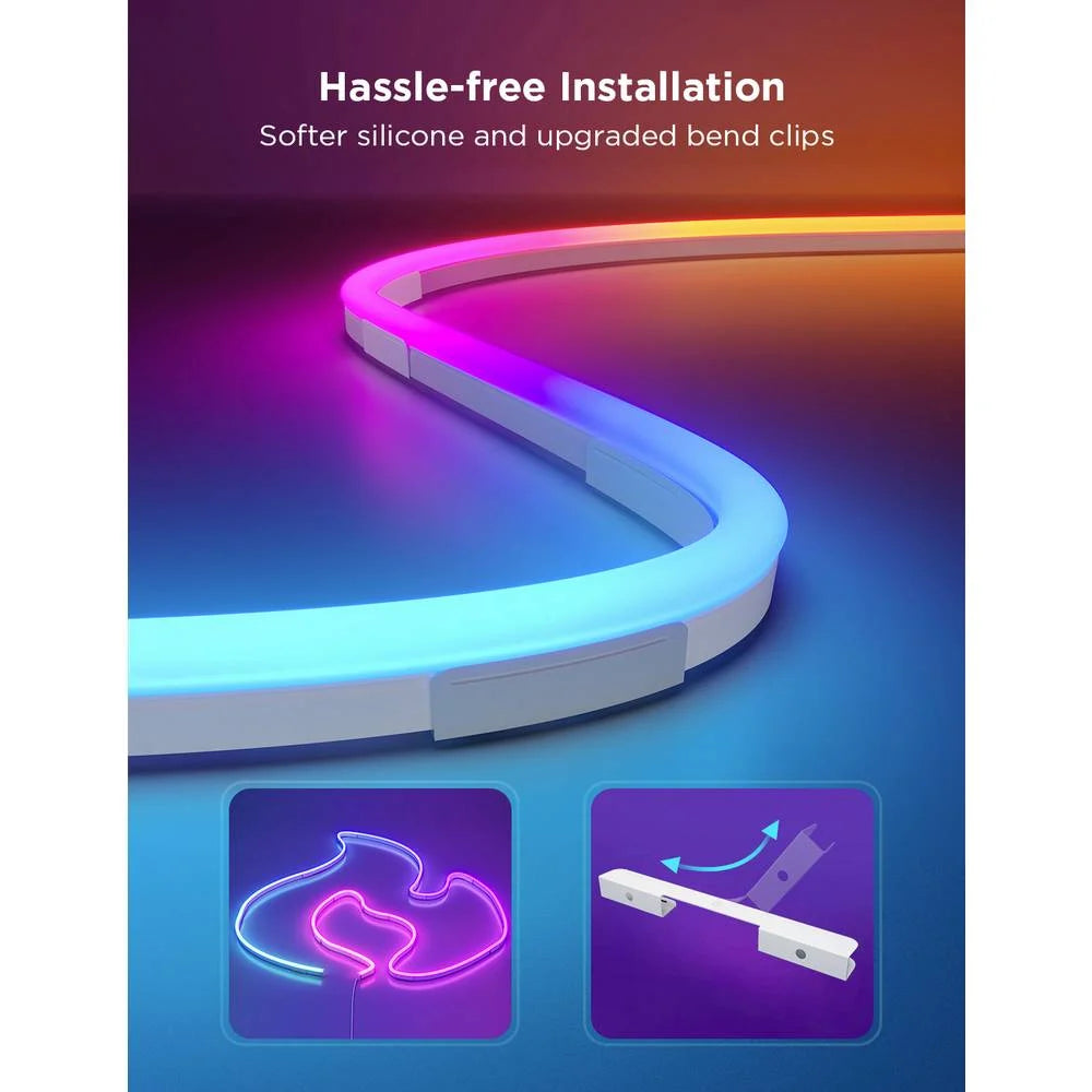 Govee Neon Rope Light 2 Brackets & Clips